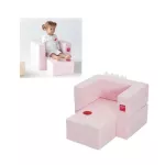 DESIGNSKIN โซฟาเด็กอเนกประสงค์ Multifunction Sofa รุ่น Cake Sofa สีชมพู