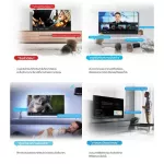 TCL55 inch QLED model ED55C7000A Digital TV Ultra HD4K Smart Android9.0 3D sound Dolby ATMOS command Handsfree, remote voice command