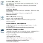 Bosch เครื่องดูดฝุ่นคานิสเตอร์ แบบไร้ถุง สีดำรุ่น BGS7POW1