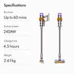 Dyson V15 Detect Absolute Cordless Vacuum Cleaner เครื่องดูดฝุ่นไร้สาย ไดสัน