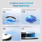 [ชุดคู่พิเศษ] ECOVACSหุ่นยนต์ดูดฝุ่น OZMO T8TrueDetect3Dลดการปะทะและครอบคลุมการทำความสะอาดมากฟรีชุดผ้าแบบใช้แล้วทิ้ง1ชุด