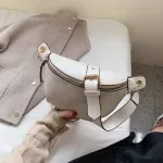 Fashion Chain  Banana Waist Bag New Brand  Bag Women Waist Pack PU Leather Chest bag crossbody bags for women 2019