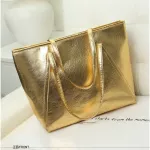 Foreign Trade Silver One-Oulder Bag Europe And The Ted States Tote Large Bag Women's Bag Slo Bag