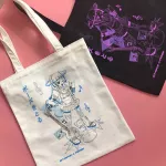 Y2 Cute Girl Cartoon Print Women Vintage Ca Chic Women Large-Capacity Canvas New Goth Ins Oulder Bags Haruu