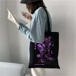 Y2 Cute Girl Cartoon Print Women Vintage Ca Chic Women Large-Capacity Canvas New Goth Ins Oulder Bags Haruu