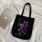 Y2 Cute Girl Cartoon Print Women Vintage Ca Chic Women Large-Capacity Canvas New Goth Ins Oulder Bags Haruu