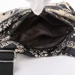 CARTOON PRINT Women Bag Multi-Pocet Women Oulder Bag Durdle Waterproof Nylon Mesger Bag Fe Fabric Handbag