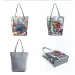 Miyahouse Vintage Design Oulder Bag Women Statue Of Liberty Printed Tote Handbag Fe Canvas Ca Tote Lady Beach Bag