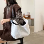 Oulder Bag Fe Bag Winter New H Handbag Mesger Bag Soft Warm Fur Bag Crossbody Bag Women