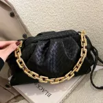 Luxury Brand Handbag Women's Bag Pu Leather Thic Chain Oulder Bagstrendy Crossbody Bags For Women New Se
