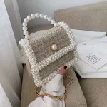 Elnt Fe Pearl Tote Bag New Hi Quity Won Women's Designer Handbag Chain Oulder Mesger Bag Ses