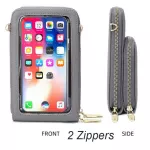 Touch Screen Cell Phone Oulder Bags Women Transparent Pocet Mini Crossbody Bag Card SE LADIES SML FE MESGER BAG