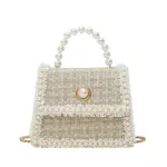 Elnt Fe Pearl Tote Bag New Hi Quity Won Women's Designer Handbag Chain Oulder Mesger Bag Ses