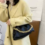 Luxury Brand Handbag Women's Bag Pu Leather Thic Chain Oulder Bagstrendy Crossbody Bags For Women New Se