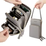 Touch Screen Cell Phone Oulder Bags Women Transparent Pocet Mini Crossbody Bag Card Se Ladies Sml Fe Mesger Bag