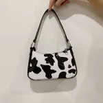 Cow Pattern Baguette Bags For Women Designer Oulder Bags Crossbody Bag Sml Cute Mesger Bag Handbags And Ses
