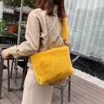 Drop Iing Winter Handbag Designer Women's H Oulder Bags Soft Fur Hobo Handbag Women Large Capacity Se Lady Sac