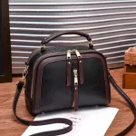 Luxury Handbags Women Bags Designer PU Leather Solid Cr Mesger Bag Oulder Crossbody Bags Girls Tas Tote