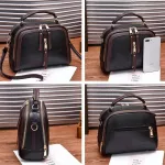 Luxury Handbags Women Bags Designer Pu Leather Solid Cr Mesger Bag Oulder Crossbody Bags Girls Tas Tote