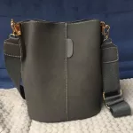 Women's Bucet Oulder Bag Women's Tote Bag Large Capacity Vintage Matte F Leather Handbags B For Women