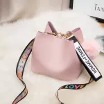 Women Large Capacity Bucet Crossbody Bags New Style Mini Wide Strap Oulder Fur Bl Messager Bags Handbag