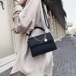 Elnt Fe Square Tote Bag New Hi Quity Pu Leather Women's Designer Handbag Travel Oulder Mesger Bag