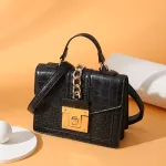 Large Crocodile Pattern Designer Crossbody Oulder Bag Hi Capacity Luxury Pu Leather Pu Leather Totes Bag Chain Clamell Handbag