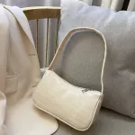 Crocodile Pattern Women Underarm Bag Vintage Design Pu Leather Ladies Sml Oulder Bags Fe Tote Baguette Se Handbags