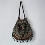New Vintage Bohian Fringe Oulder Bag Women Tassel Boho Hiie Gypsy Fringed Women's Handbags Open Bag Bags