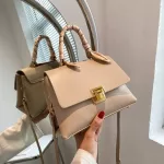 Vintage Cr Tote Bag New Quity Pu Leather Women's Designer Handbag Hi Capacity Oulder Mesger Bag