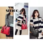 Smooza Vintage Leather Women's Handbags Ladies Mesger Bags Totes Tassel Designer Crossbody Oulder Bag Boston Hand Bags