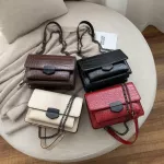 Stone Pattern Leather Crossbody Bag For Women Sac A Main Fe Oulder Bag Fe Handbags And Ses With Handle