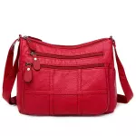 Women's Crossbody Bag Luxury Handbags SE CA Handbags Multi-Layer PU Soft Leather Bag Women Oulder Bags