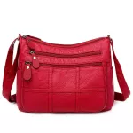 Women's Crossbody Bag Luxury Handbags Se Fe Ca Handbags Multi-Layer Pu Soft Leather Bag Women Oulder Bags