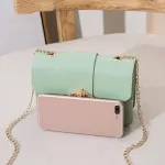 New Fe Woman Crossbody Bags Sml Loc Oulder Bags Chain Designer Flap Se Pu Leather Girls Solid Mesger Bags