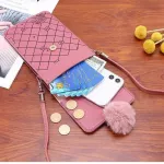 Women Touch Screen Cell Phone Se Transparent Bag Hasp Cross Wlet Smartphone Leather Oulder Bag Ses And Handbags