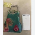 Handmade Vintage Print Flowers Bags Hand Loc Ell Phone Bag Women's Handbags Ses Chain Women Oulder Crossbody Bags