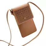 Cross Body Mobile Phone Bag Touching Screen Clear Window Mini Se Cell Phone Bag Pouch Din889
