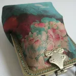 Handmade Vintage Print Flowers Bags Hand Loc Ell Phone Bag Women's Handbags Ses Chain Women Oulder Crossbody Bags