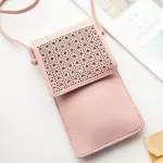 Cross Body Mobile Phone Bag Touching Screen Clear Window Mini Se Cell Phone Bag Pouch Din889