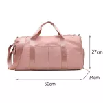 Storage Training Adjustable Strap Dry Wet Separated Waterproof Women Outdoor Fitness Travel Handbag Nylon Sports Yoga Gym Bag