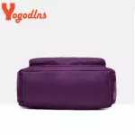 Yogodlns Oxford Women Crossbody Bag Travel Oulder Bag Ca Handbag Solid Zier Mesger Bag For Mom L
