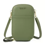 Designer Phone Pocet Mini Oulder Bag for Women Two Layers Fe Mesger Bag Pu Leather Ladies SML Crossbody SE