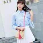 Women Wea Crossbody Bags Solid Cr Hi Capacity Tassels Bucet Oulder Bags Fe Mmer Beach Handbag Bolsa