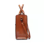 Women Leather Bags Women's Vintage Handbag Ca Fe Bag Hi Quity Trun Tote Ladies Oulder Bag Large Mesger Bag