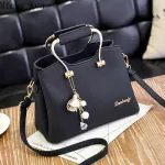 New Women Pu Bag L Handle Handbag Ladies Se Ornaments Totes Mesger Bag Crossbody Bag Oulder Bag