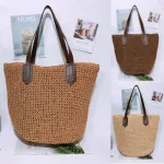 Women Ca Straw Bag Mmer Beach Wen Bag Oulder Bag Tote Oulder Handbag