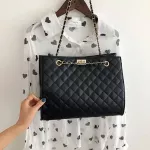B Big Tote Bags For Women Chain Crossbody Bag Diamond Lattice Oulder Bag Fe Large Leather Plaid Oer Handbags Sac