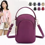Women's Mini Oulder Bag Handbag Mesger Vintage Litweit Nylon Se Solid Zier Waterproof Flap Crossbody Bag