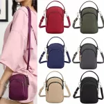 Women's Mini Oulder Bag Handbag Mesger Vintage Litweit Nylon Se Solid Zier Waterproof Flap Crossbody Bag